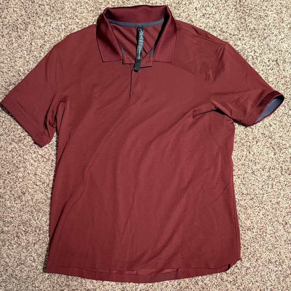 Classic Lulu Maroon Polo Shirt for Men